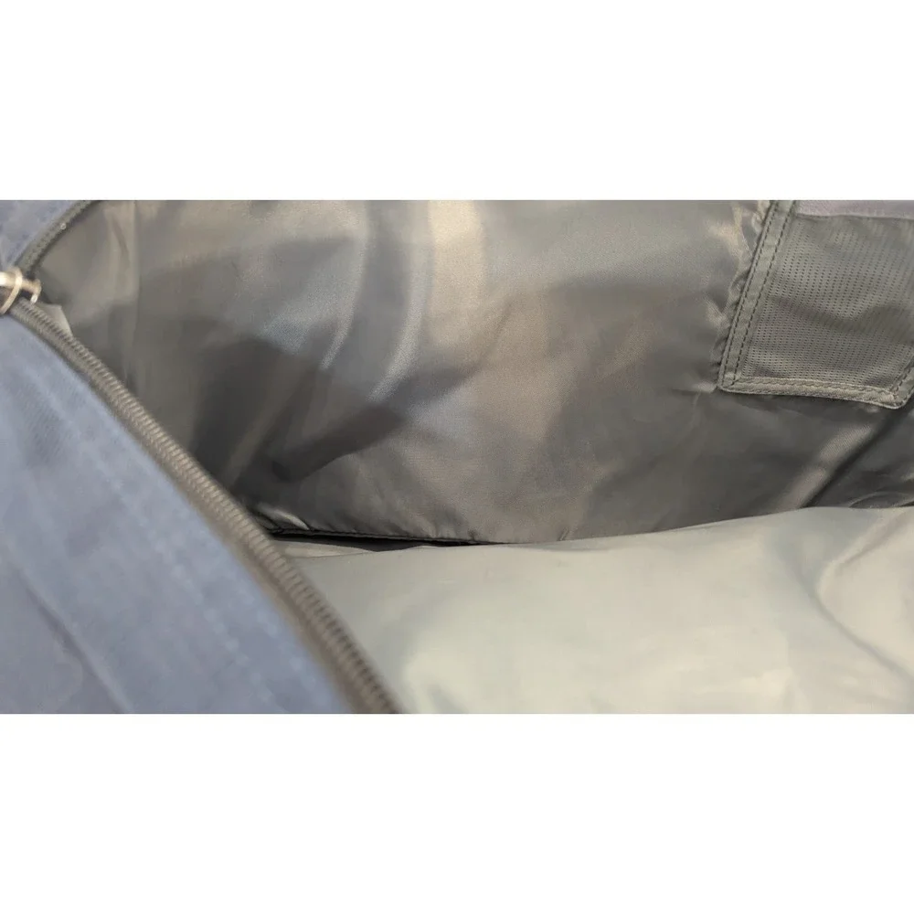 Samsonite Gray Laptop Messenger Bag Padded Shoulder Business Travel Briefcase
